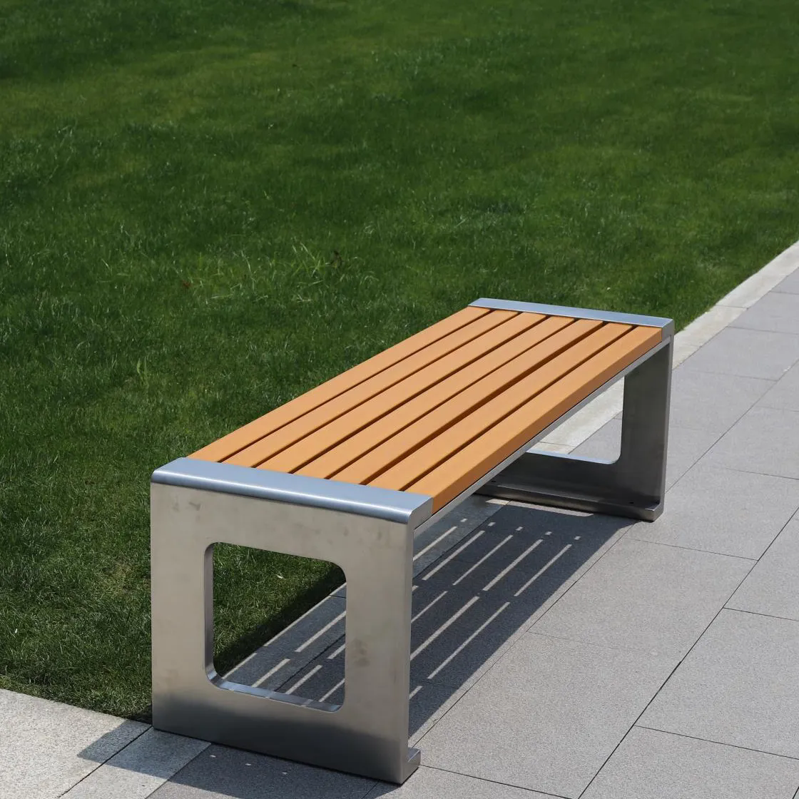 wood plastic composite bench