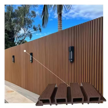 Co extrusion wpc wood plastic composite fence