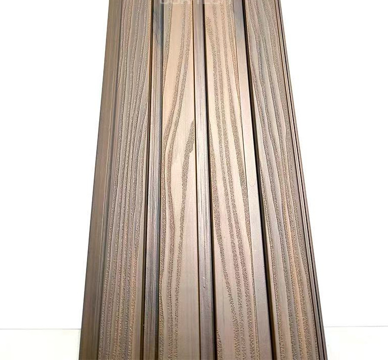 Mixing colors CO extrusion WPC WALL PANEL GREAT WALL PANEL with woodgrain