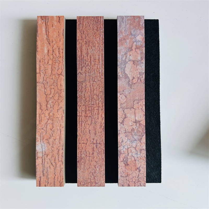 Best Fireproof Waterproof Acoustic Slat Wall Panel Wood Veneer Panel 3D Decorative Slats Acoustic Panels for Interior Wall Deco