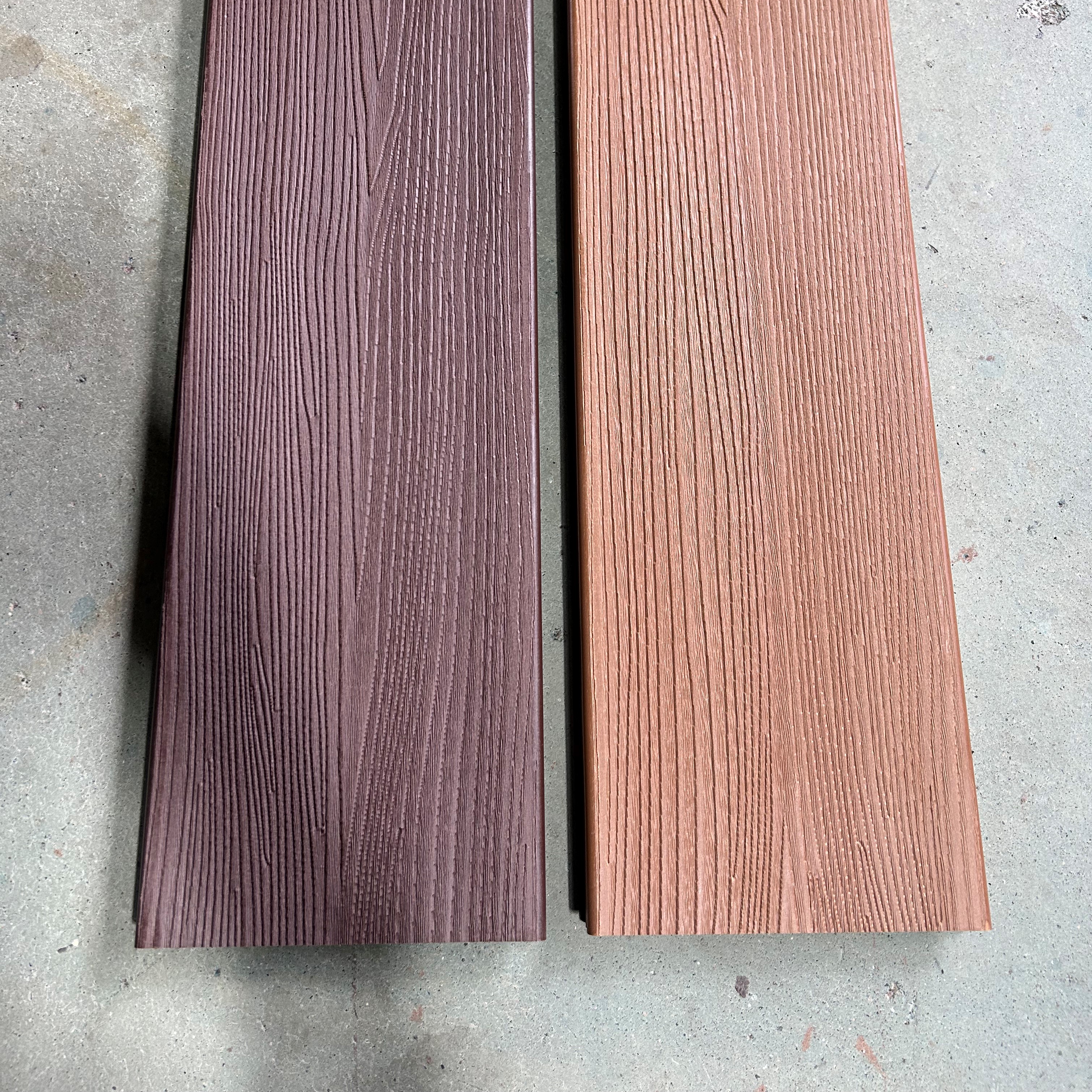Teak Sawn Roof Garden Wpc Decking 40mm Deck Synthetic Wood