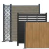 Wood-plastic Fence, Prefabricated Fence, Polyvinyl Chloride Panels, Outdoor 8-foot High Wood-plastic Set, Garden Privacy Fence