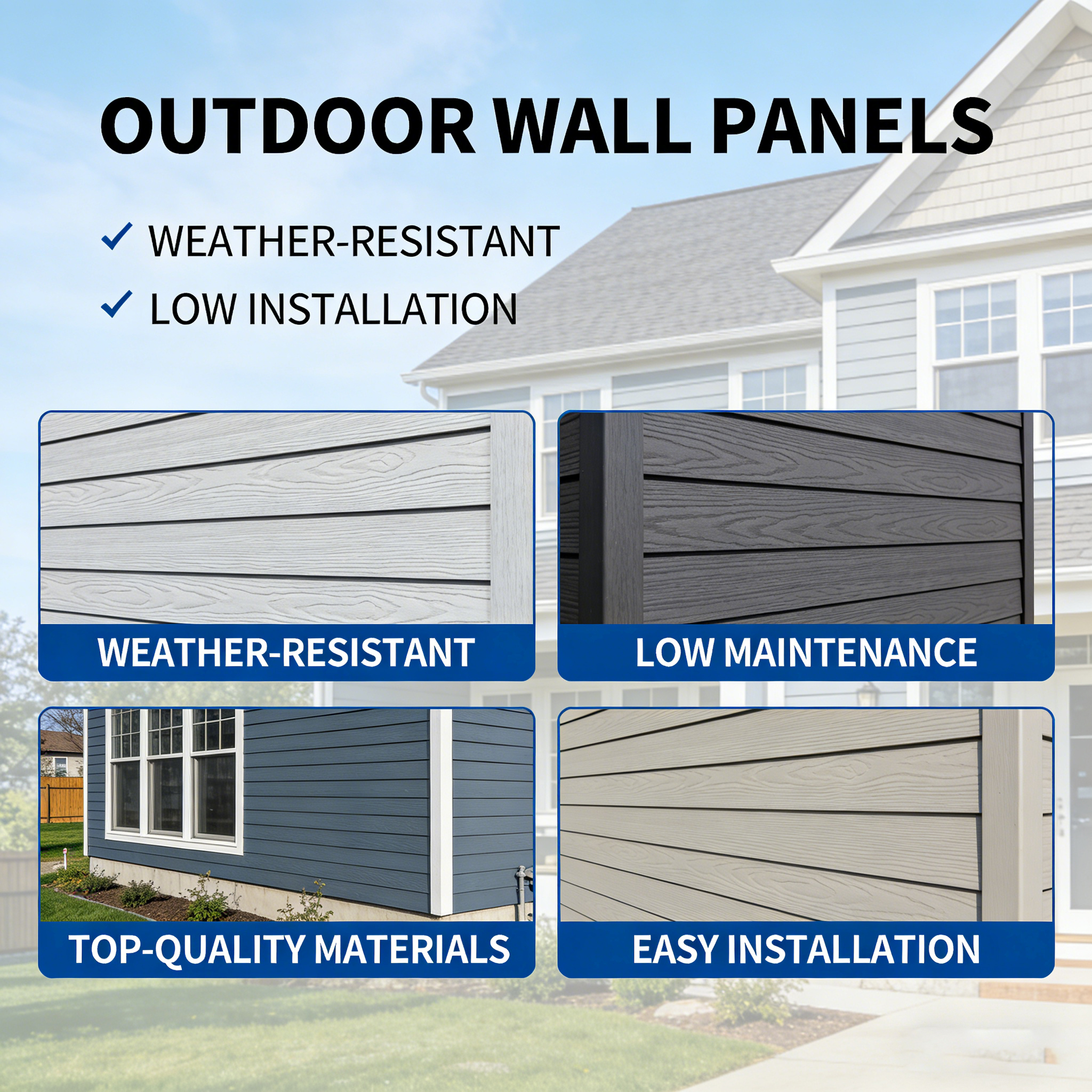 China outdoor wall panel factory