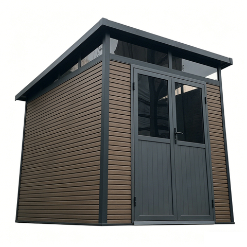 New Type Traditional Weatherproof Waterproof Dustproof WPC Cross-Categories Consolidation Garden Shed Courtyard Leisure Use