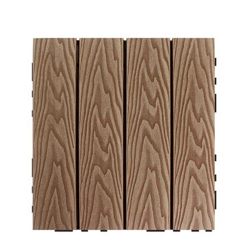 Classical wood plastic composite DECKING TILE 300*300mm