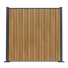 Co extrusion wpc wood plastic composite fence