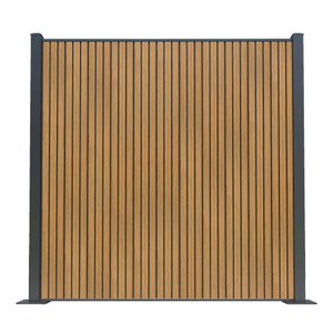 Co extrusion wpc wood plastic composite fence