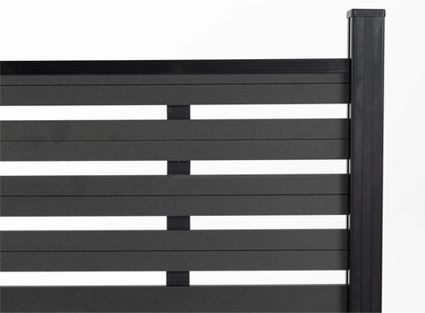 Co extrusion wpc wood plastic composite fence