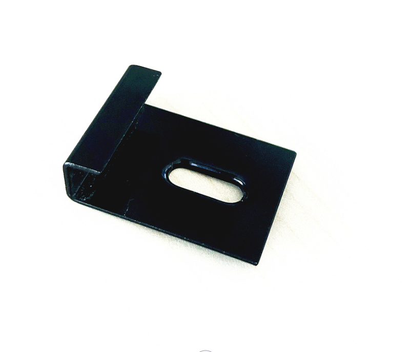 wood plastic composite deckind wall panel fence clips