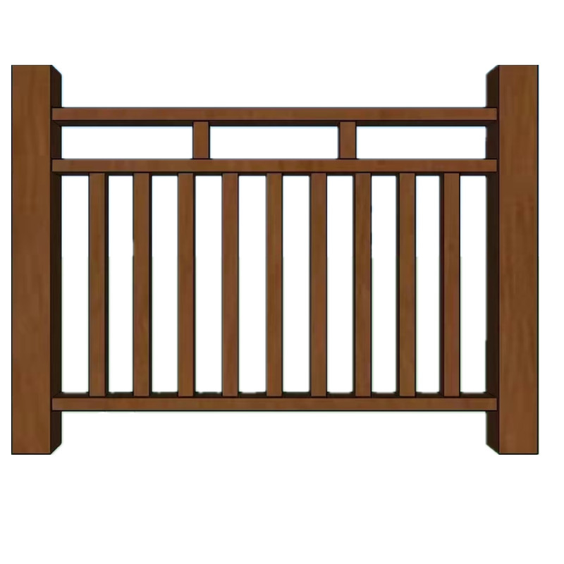 Co extrusion wpc wood plastic composite Rails