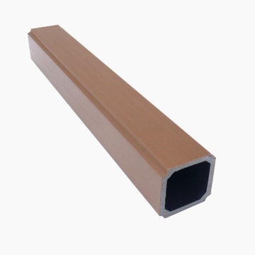 Co extrusion wpc wood plastic composite Rails