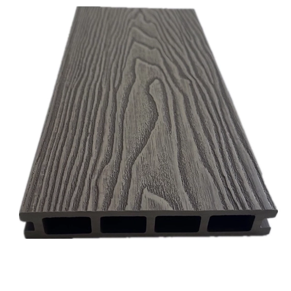 Waterproof Round Hollow Teak Wpc Swimming Pool Decking Anti-uv Wood Plastic Composite Flooring