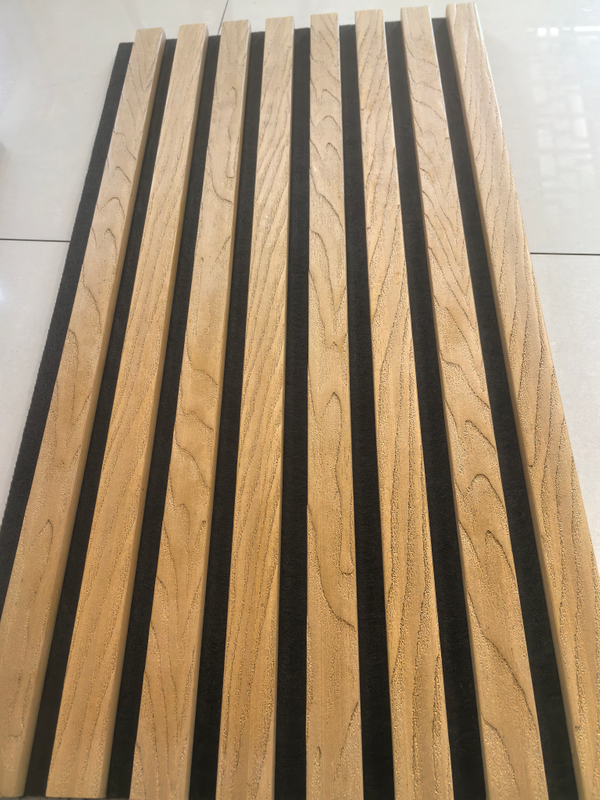 The New Acoustic Panels with 3D Patterns Made of WPC Material Have Better Quality And More Attractive Appearance.
