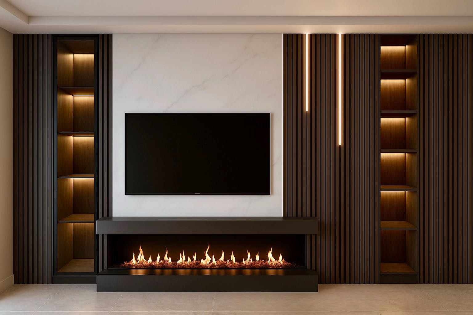 High Quality Modern Interior Studio Decoration AKU Panel 56