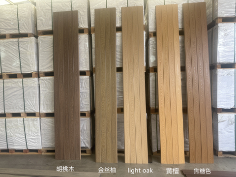 Modern ASA ceiling wall panels with external grooves, ASA waterproof and fireproof, anti-static for hotel outdoor use, graphic design
