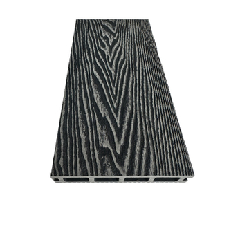 new design 3d embossed waterproof fade slowly anti slip outdoor flooring composite wpc decking