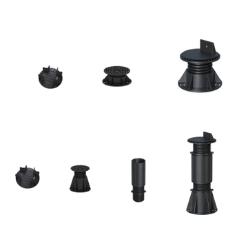 Outdoor Deck Ceramic Tiles Flooring Joist Best-Selling Self-Leveling Paver Support Adjustable Plastic Pedestal