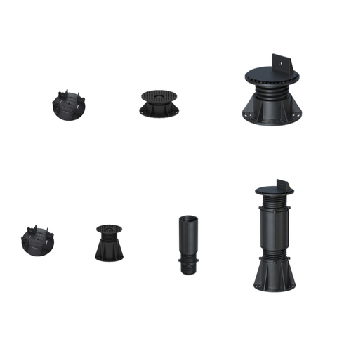 Outdoor Deck Ceramic Tiles Flooring Joist Best-Selling Self-Leveling Paver Support Adjustable Plastic Pedestal