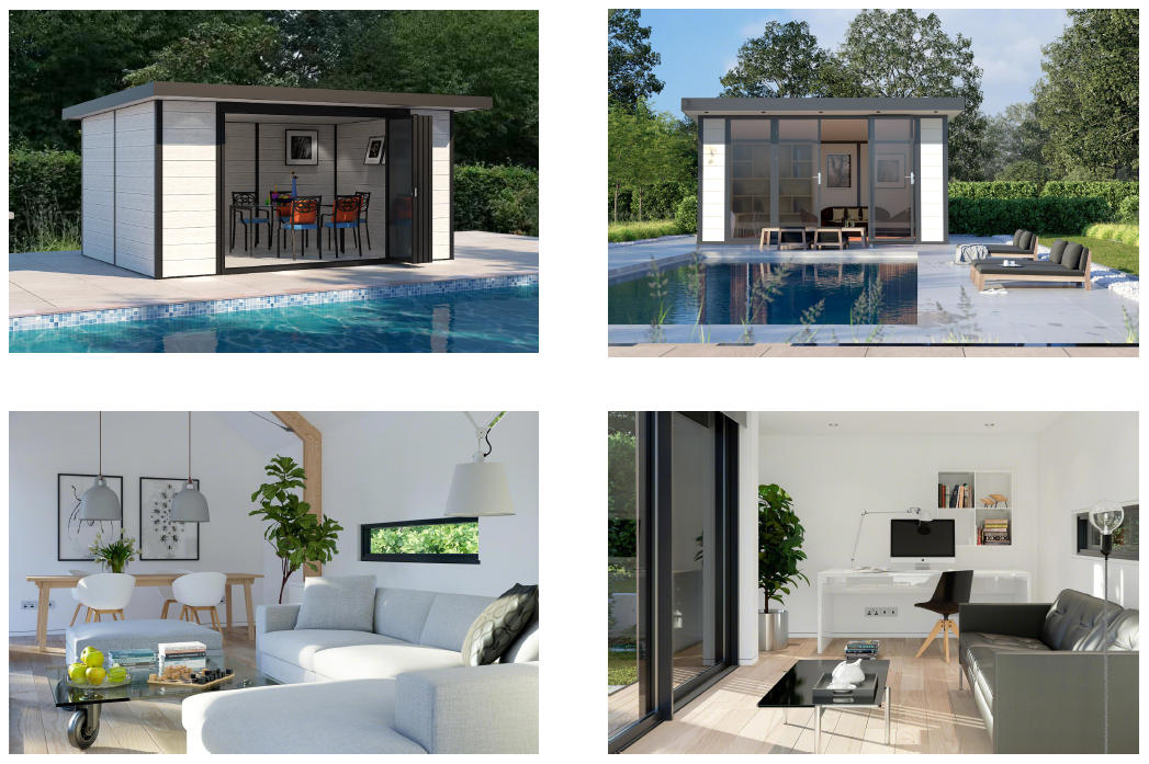 Traditional WPC Weatherproof Waterproof Dustproof Prefabricated Garden/Tool Shed for Courtyard Use