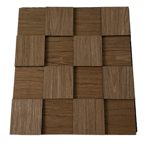 Modern 3D Model Design MDF Veneer Acoustic Panels Highly Effective Sound Absorption KSL Brand Office Building Hotel Exterior 1