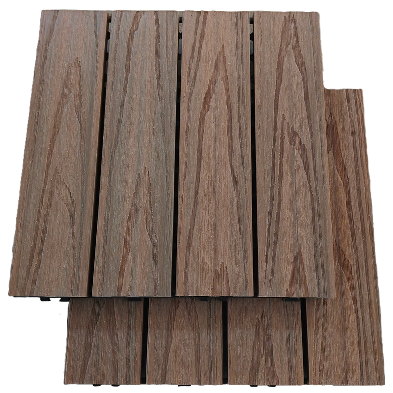 Co extrusion WPC composite DECKING TILE 300*300mm