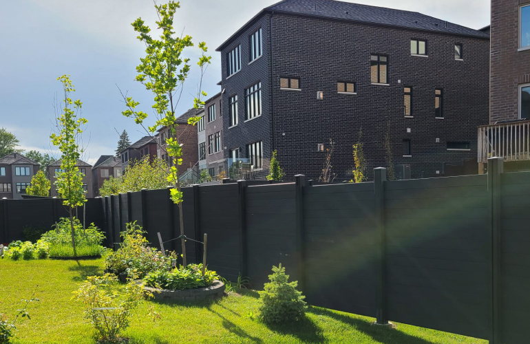 Wood plastic composite WPC FENCE