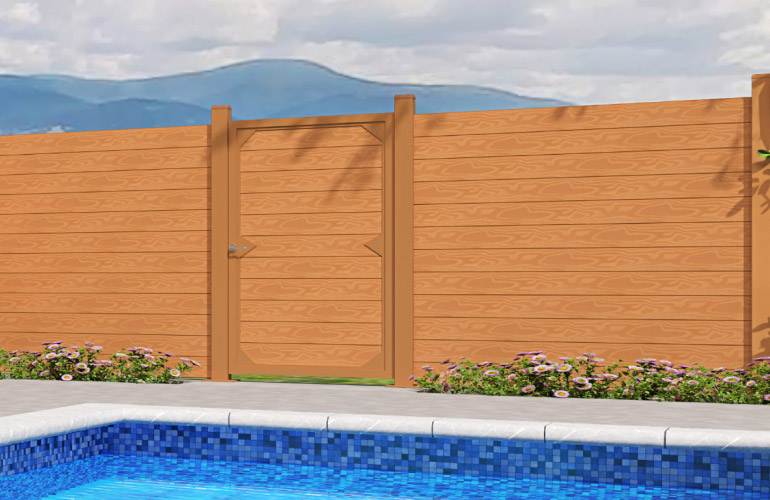 Outdoor Wood plastic composite door