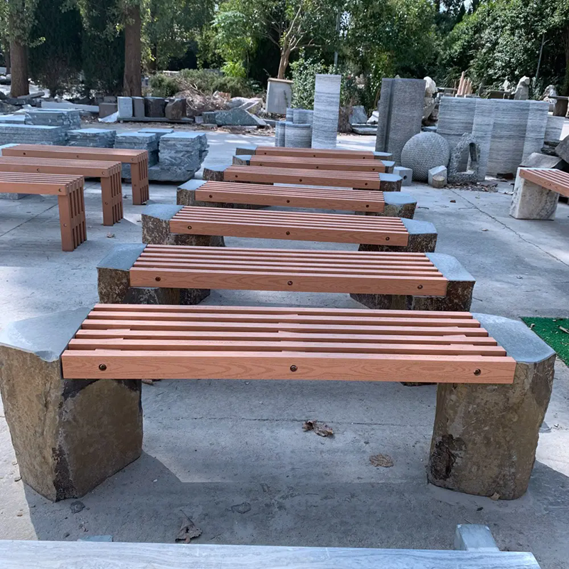 wood plastic composite bench