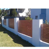 Co extrusion wpc wood plastic composite fence