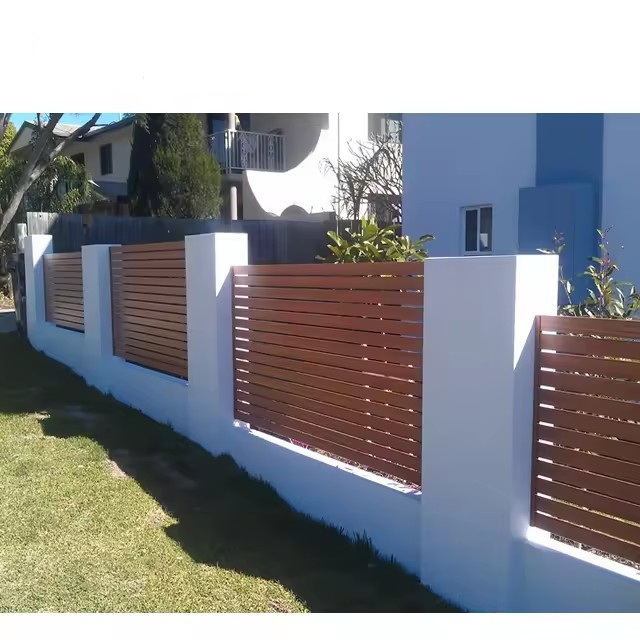 Co extrusion wpc wood plastic composite fence