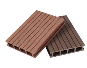 wood plastic composite (wpc) outdoor decking engineered hollow pvc oak deck waterproof good price modell-nr 3d-embossed