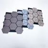 Soundproof Hexagon Polyester Fringe Panels for Home Studio And Recording StudioFlexible Curly Bendable Acoustic Wall Panels with 3D Wave Shape for Decorative UseModern Interior Acoustic Wall Panels Wi