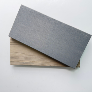 new design 3d embossed waterproof fade slowly anti slip outdoor flooring composite wpc decking