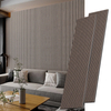 Modern Design Wood Acoustic Wall Panels with Veneer Finish for Studios And Hotels-Custom Graphic Design Capability