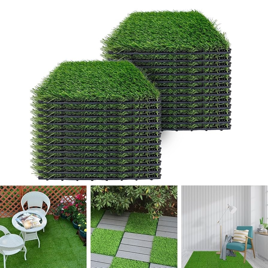 Black wood-plastic flooring tiles DIY outdoor flooring patio interlocking flooring garden terrace