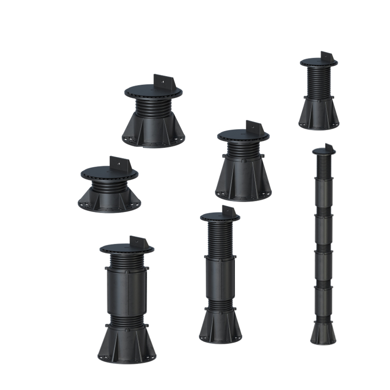 Outdoor Deck Ceramic Tiles Flooring Joist Best-Selling Self-Leveling Paver Support Adjustable Plastic Pedestal