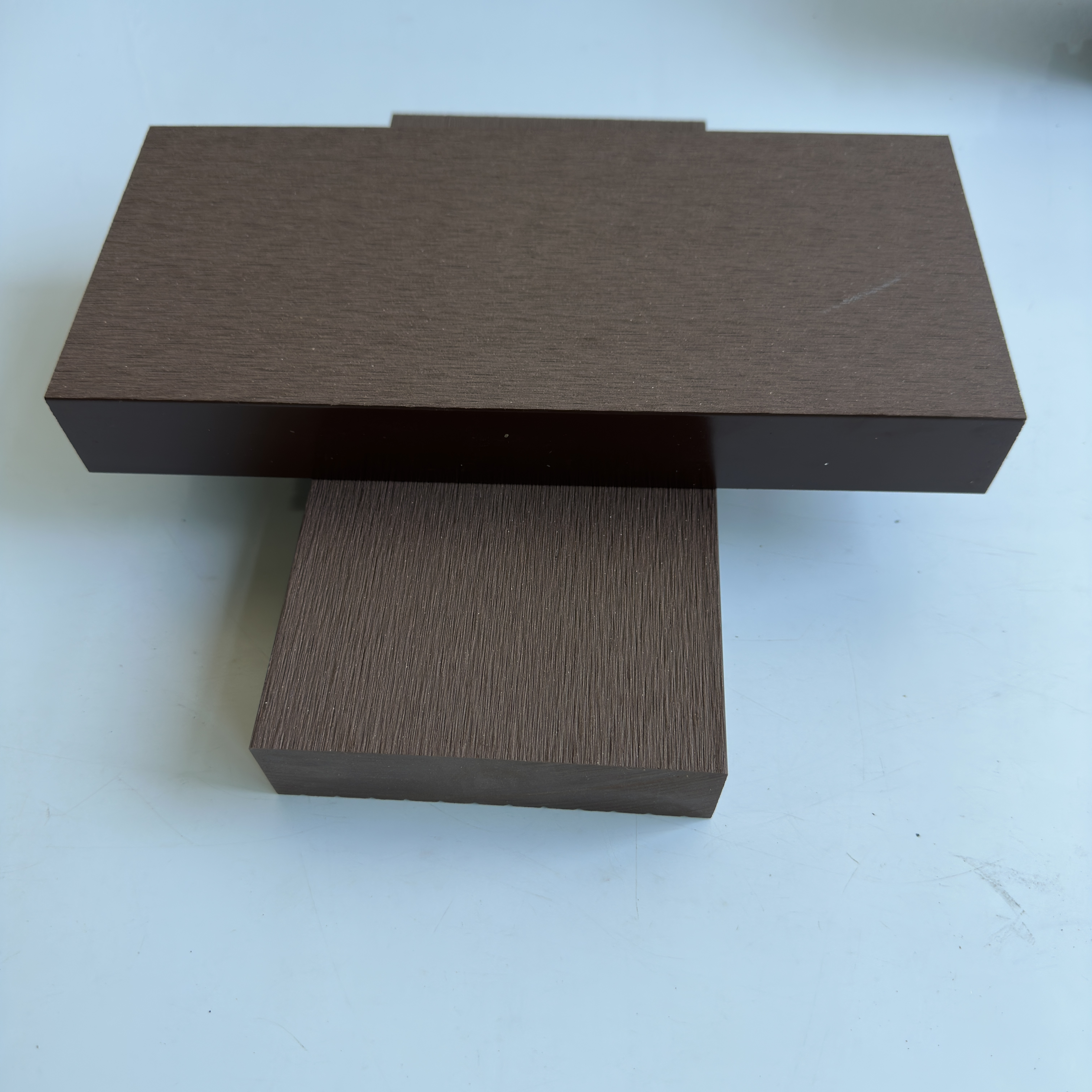 Outdoor Water-proof Wood Plastic Composite Decking Solid Floor WPC 3D Embossed Floor