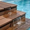 Wood grain embossed WPC composite decking