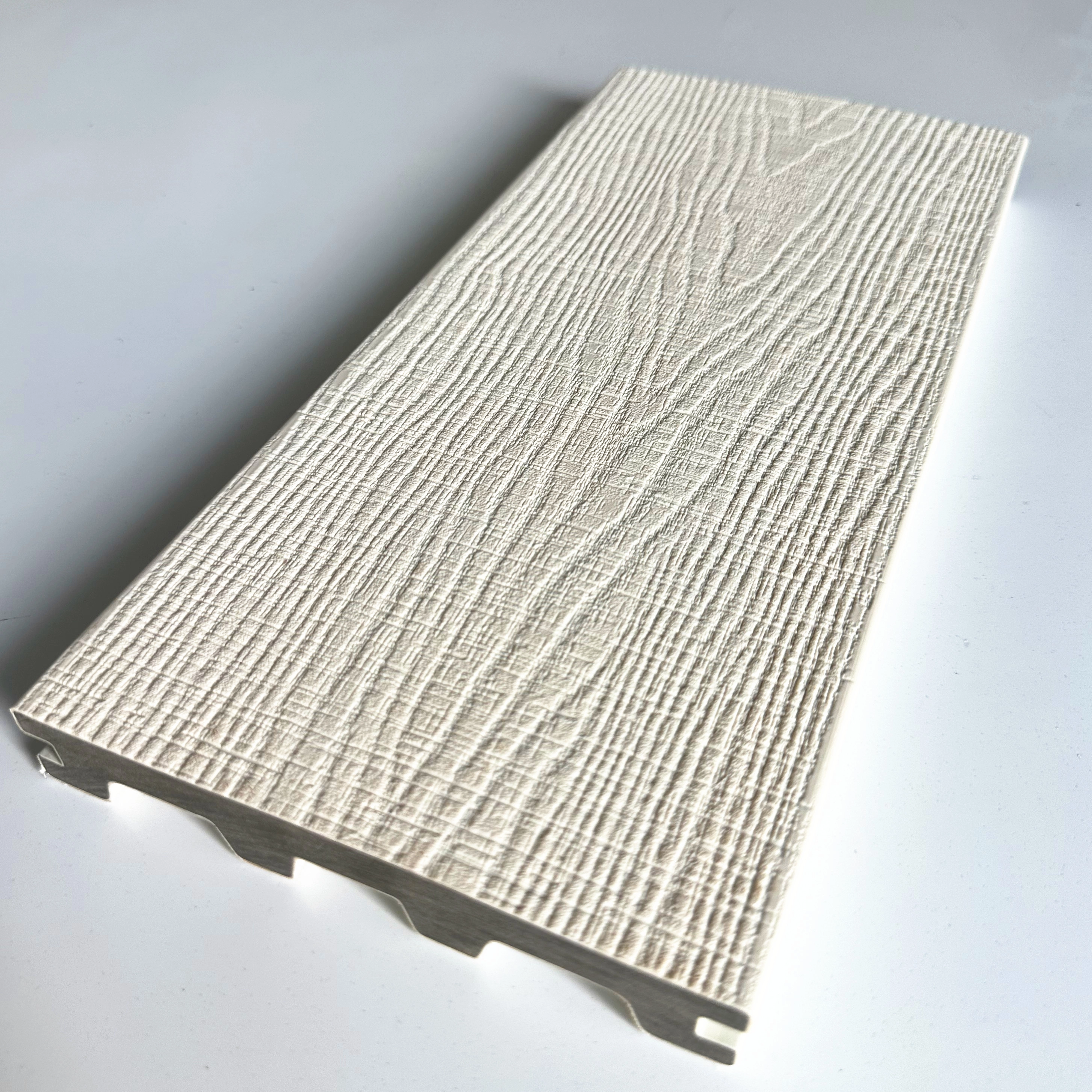White Color Co Extruison WPC DECKING