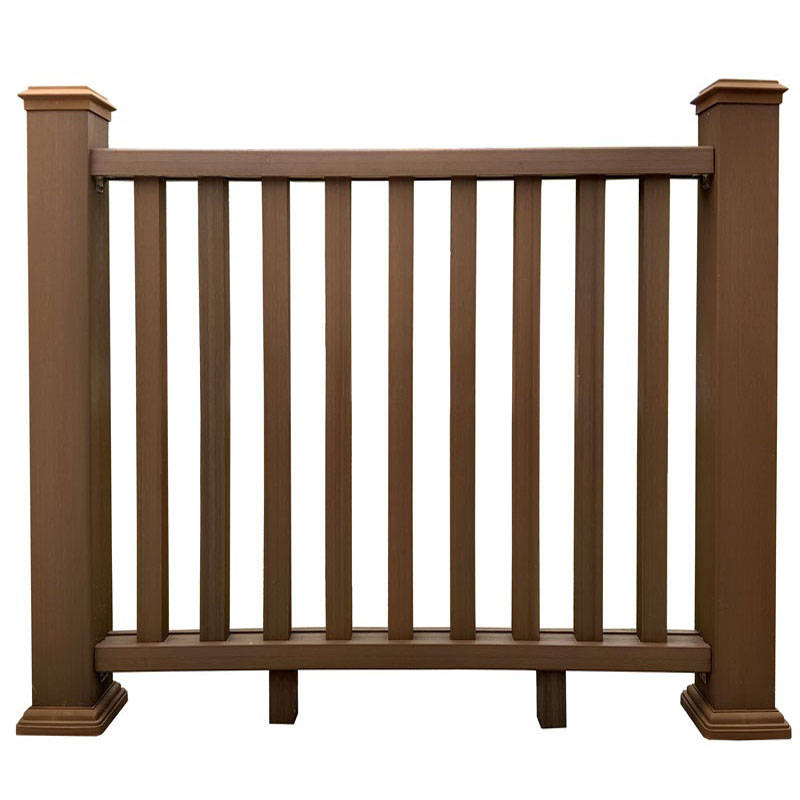 Co extrusion wpc wood plastic composite Rails