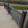 Co extrusion wpc wood plastic composite Rails