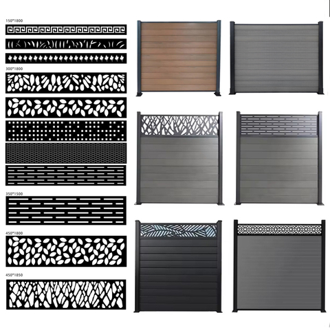 6 ft wholesale wpc fence garden fence