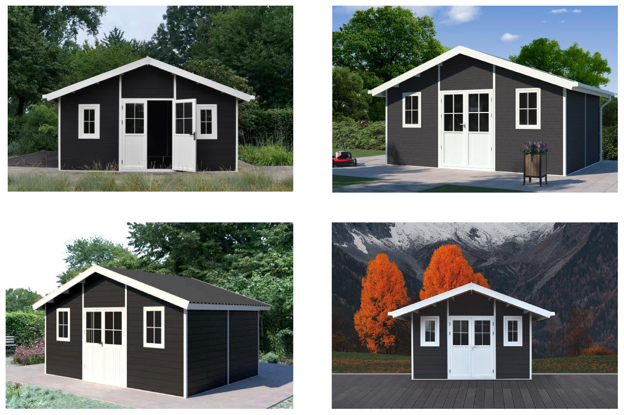 Traditional WPC Weatherproof Waterproof Dustproof Prefabricated Garden/Tool Shed for Courtyard Use