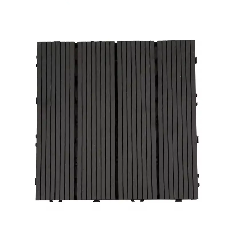 Classical wood plastic composite DECKING TILE 300*300mm