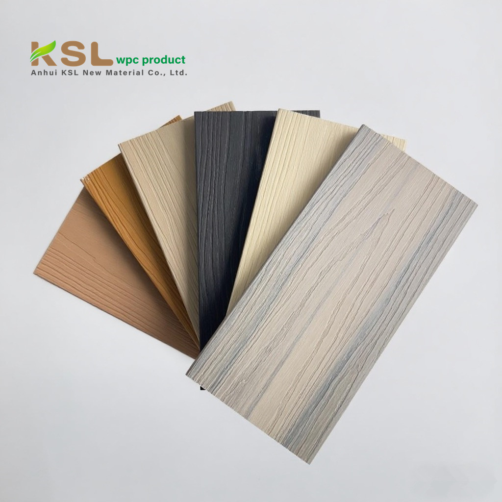Outdoor Patio Composite Embossed Wpc Flooring Anti-uv Wpc Decking