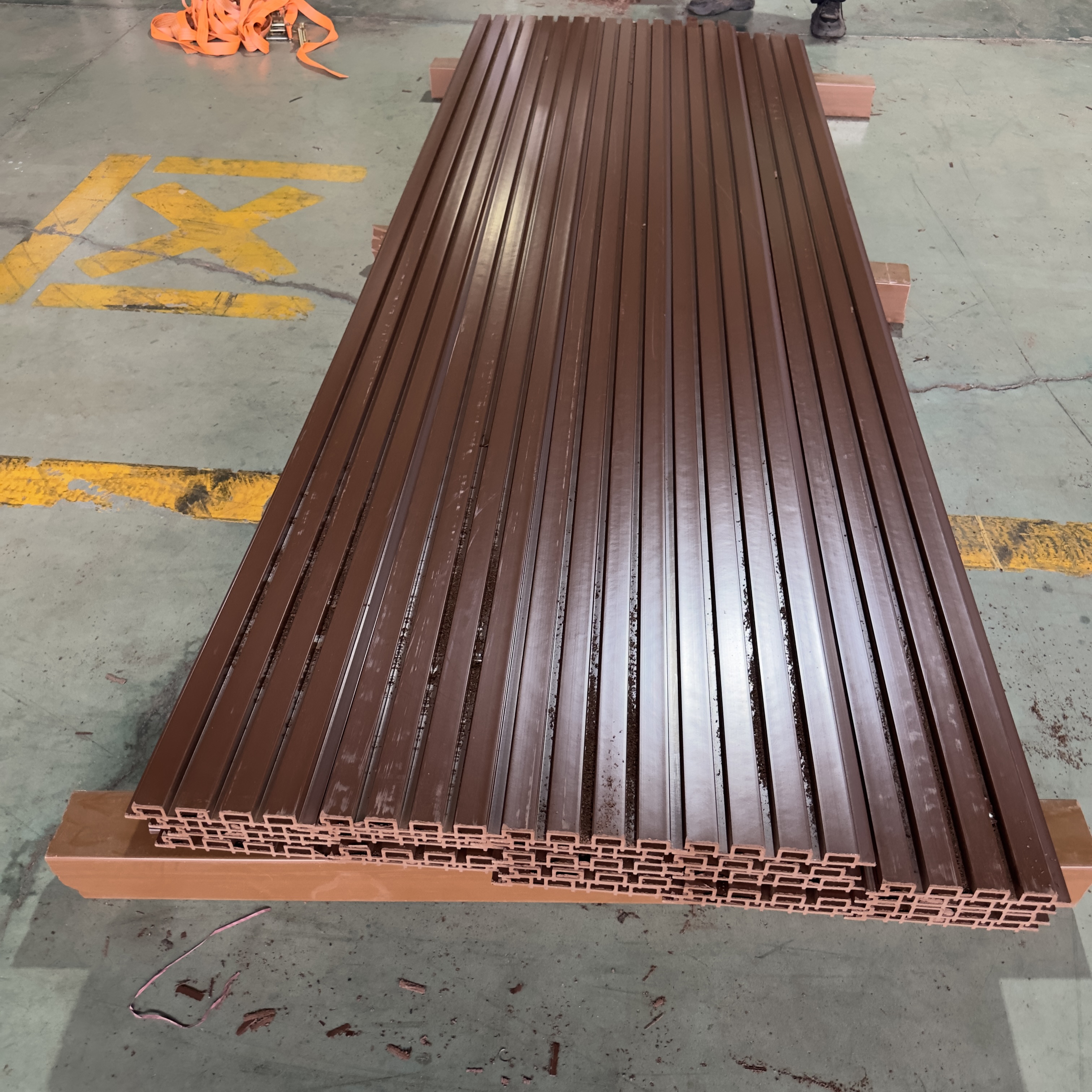 wpc Waterproof Outdoor Decking Floor Outside Wpc Decking durable Engineered Antiseptic Wood Floor