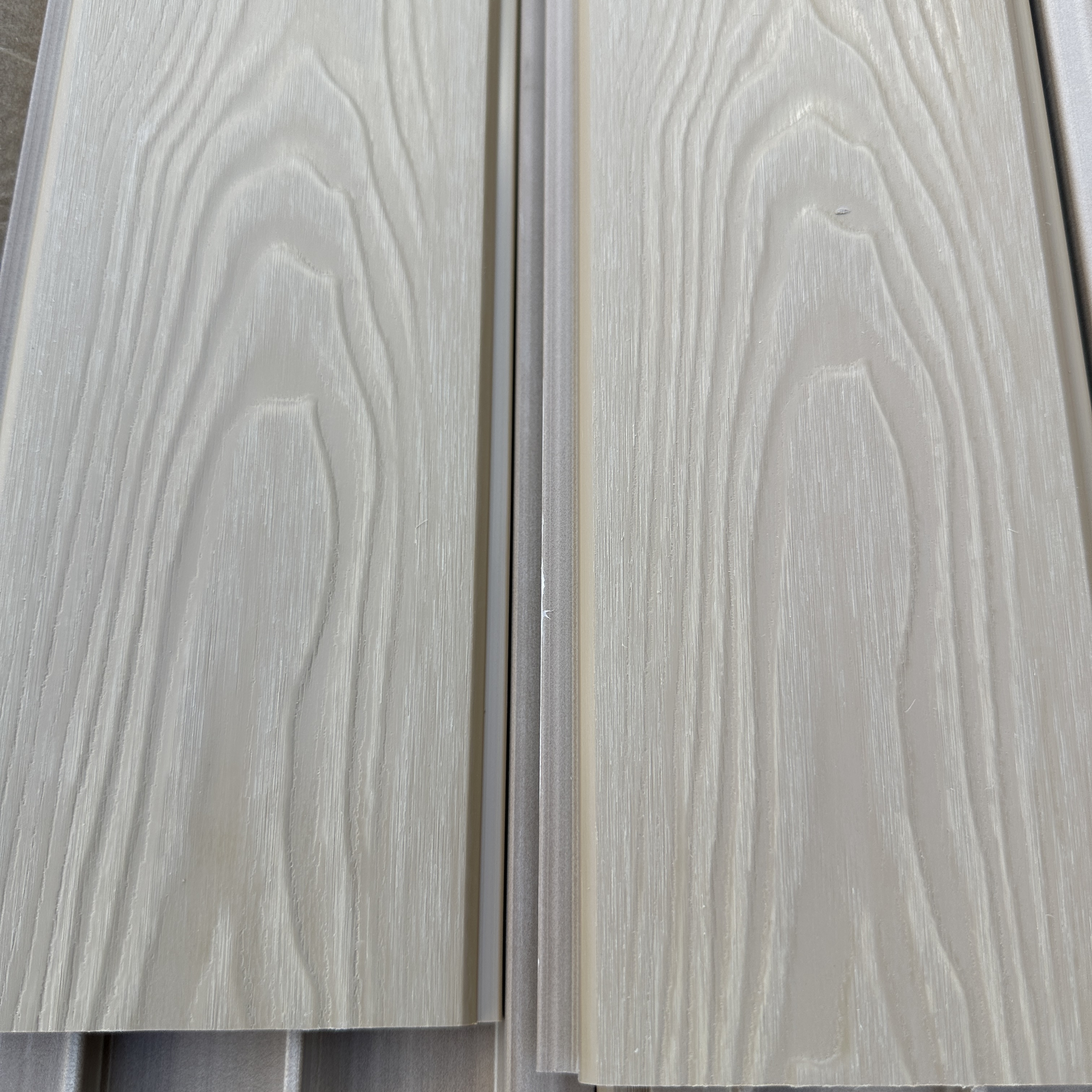 Modern ASA ceiling wall panels with external grooves, ASA waterproof and fireproof, anti-static for hotel outdoor use, graphic design