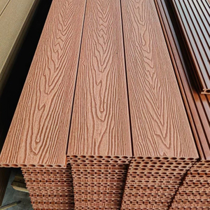 Outdoor waterproof deck terrace wood-plastic composite outdoor flooring Chinese manufacturer high-quality teak