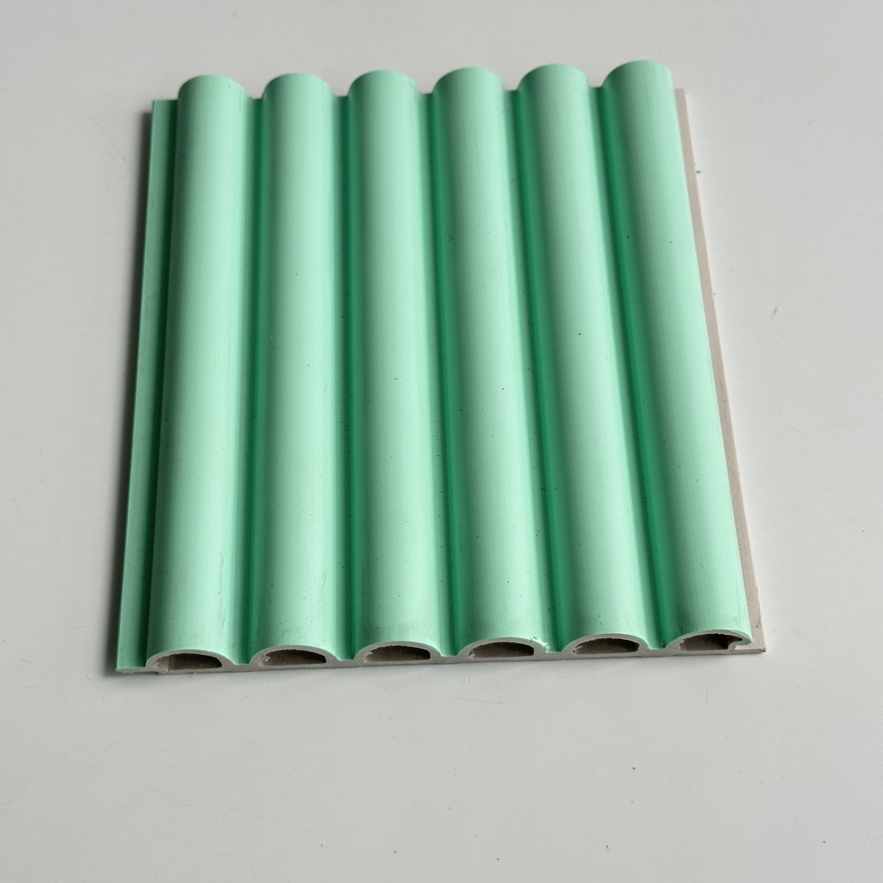 Modern interior decoration WPC decorative slat wall panels, easy to install, grid pattern, fireproof, waterproof, 3D grooved panels