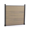 Wood-plastic Fence, Prefabricated Fence, Polyvinyl Chloride Panels, Outdoor 8-foot High Wood-plastic Set, Garden Privacy Fence